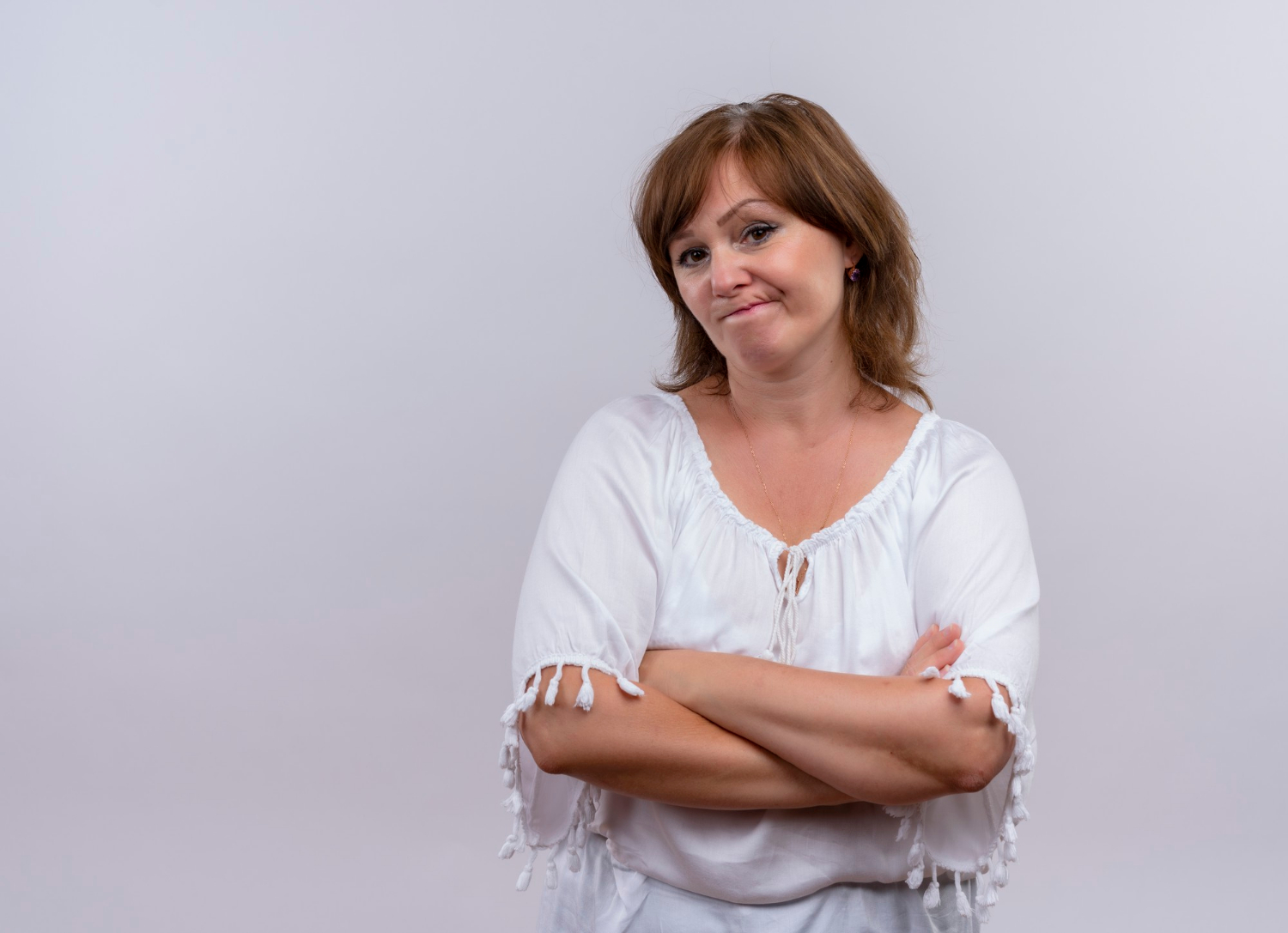Eine unzufriedene Frau mittleren Alters | Quelle: Freepik