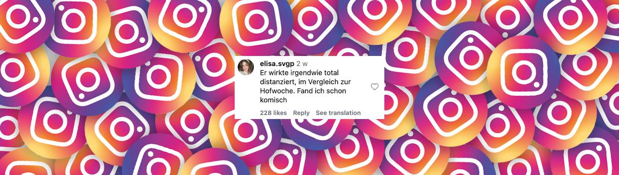 Nutzer zeigt sich nicht überrascht über die Trennung | Quelle: Instagram/bauersuchtfrau.de