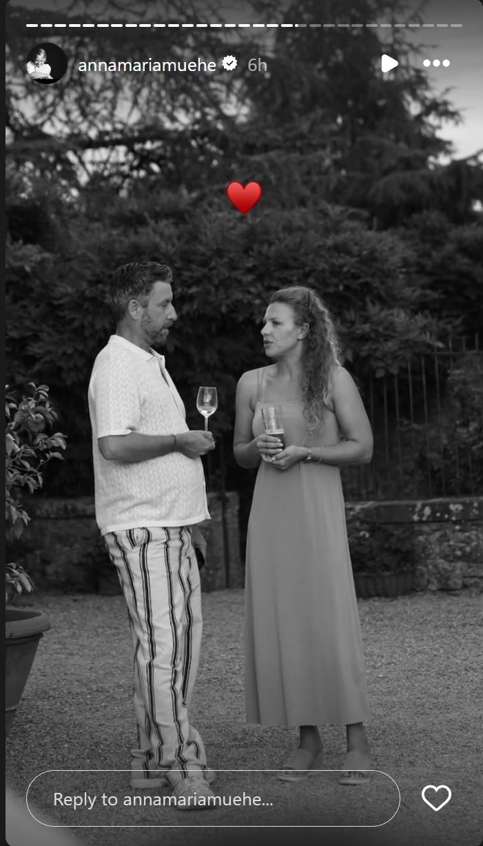 Screenshots der Stories der Schauspielerin | Quelle: Instagram/annamariamuehe