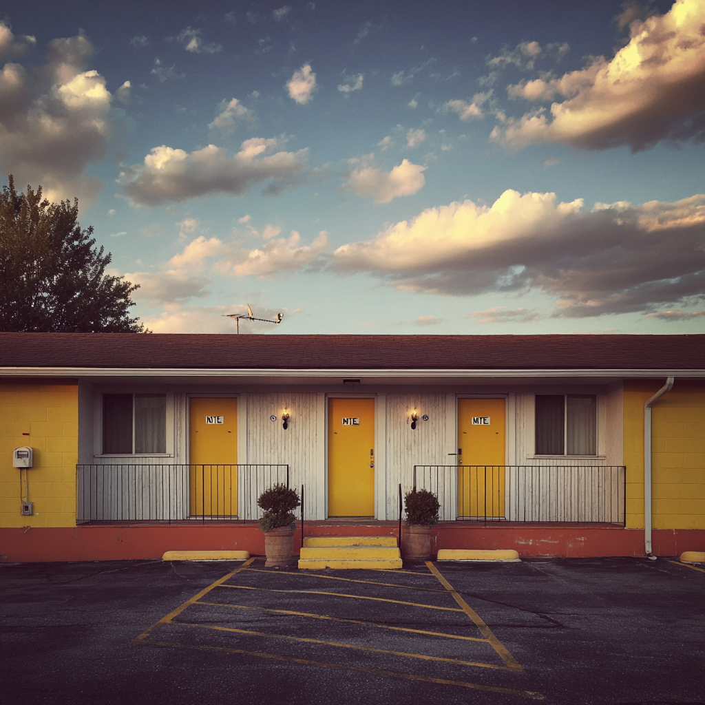 Das Äußere eines Motels | Quelle: Midjourney