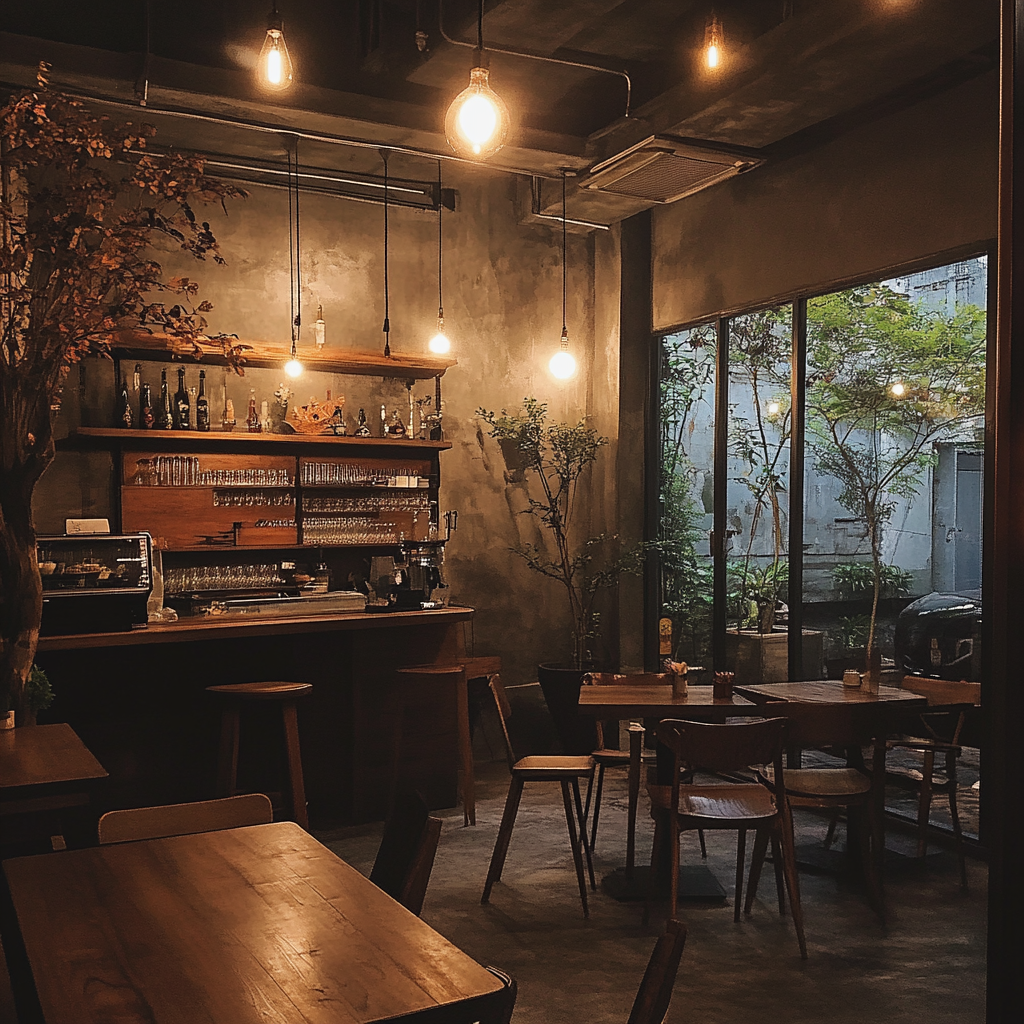 Das Innere eines Cafés | Quelle: Midjourney