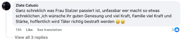 Kommentar eines Nutzers zu dem Vorfall | Quelle: Facebook/RTL Aktuell