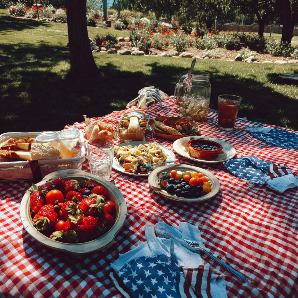 Ein Picknick zum 4. Juli | Quelle: Midjourney