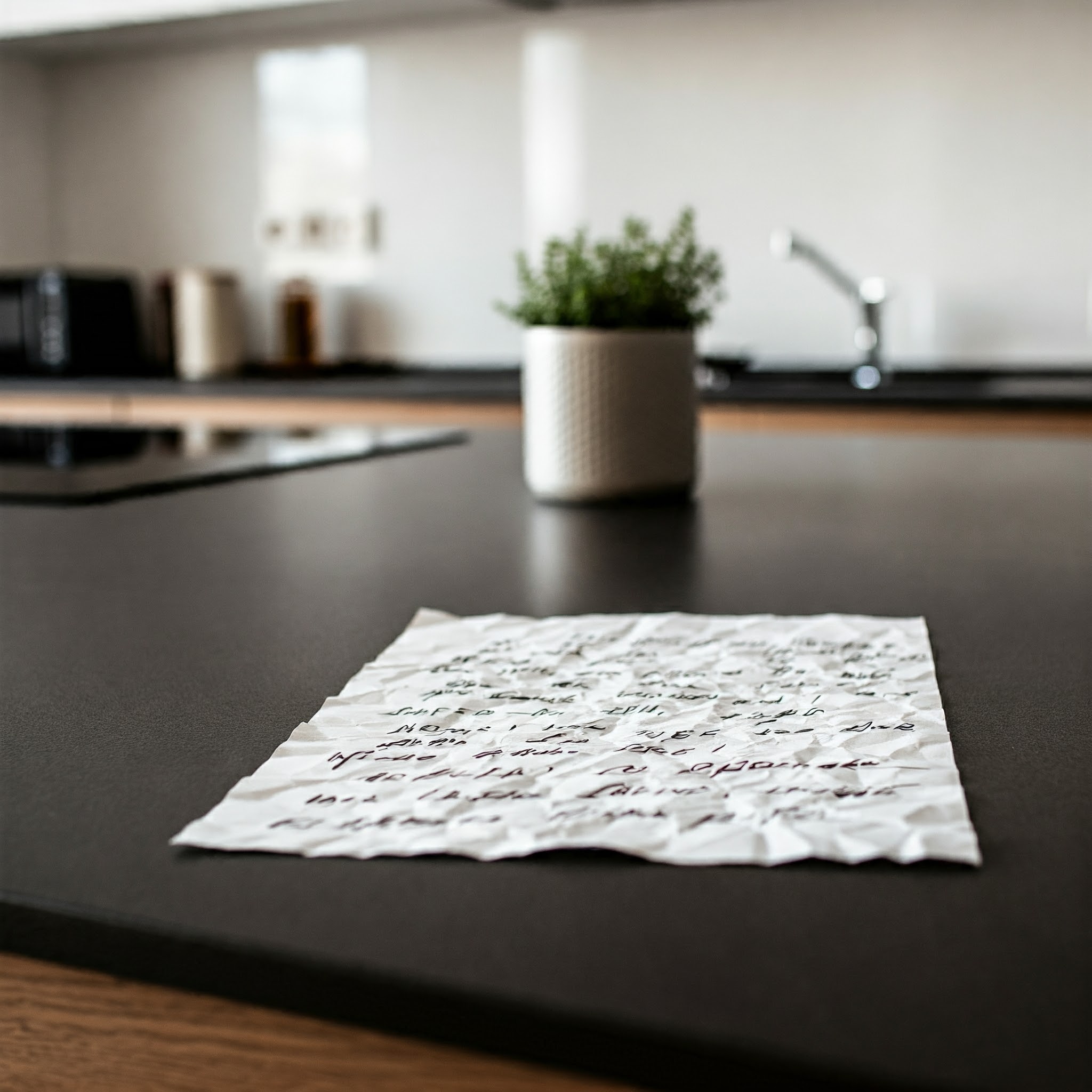 Eine Notiz auf dem Tisch | Quelle: Midjourney