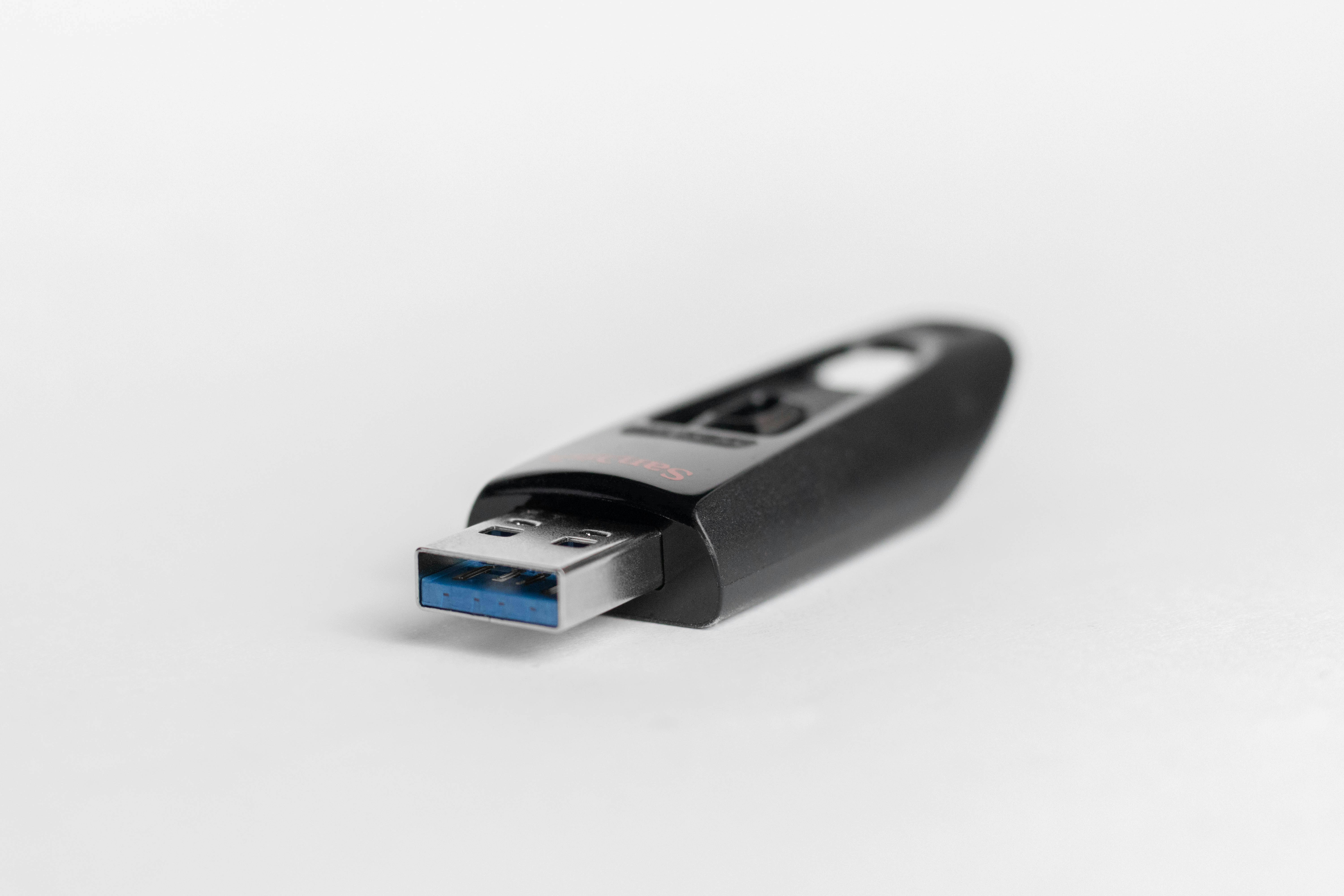 Ein USB-Stick | Quelle: Unsplash