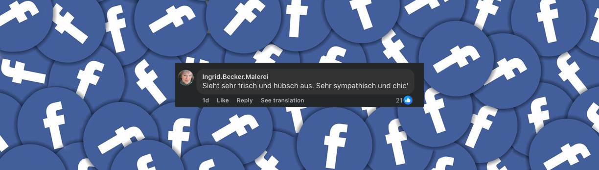 Nutzer lobt Ilkas neues Erscheinungsbild | Quelle: Facebook/Promipool
