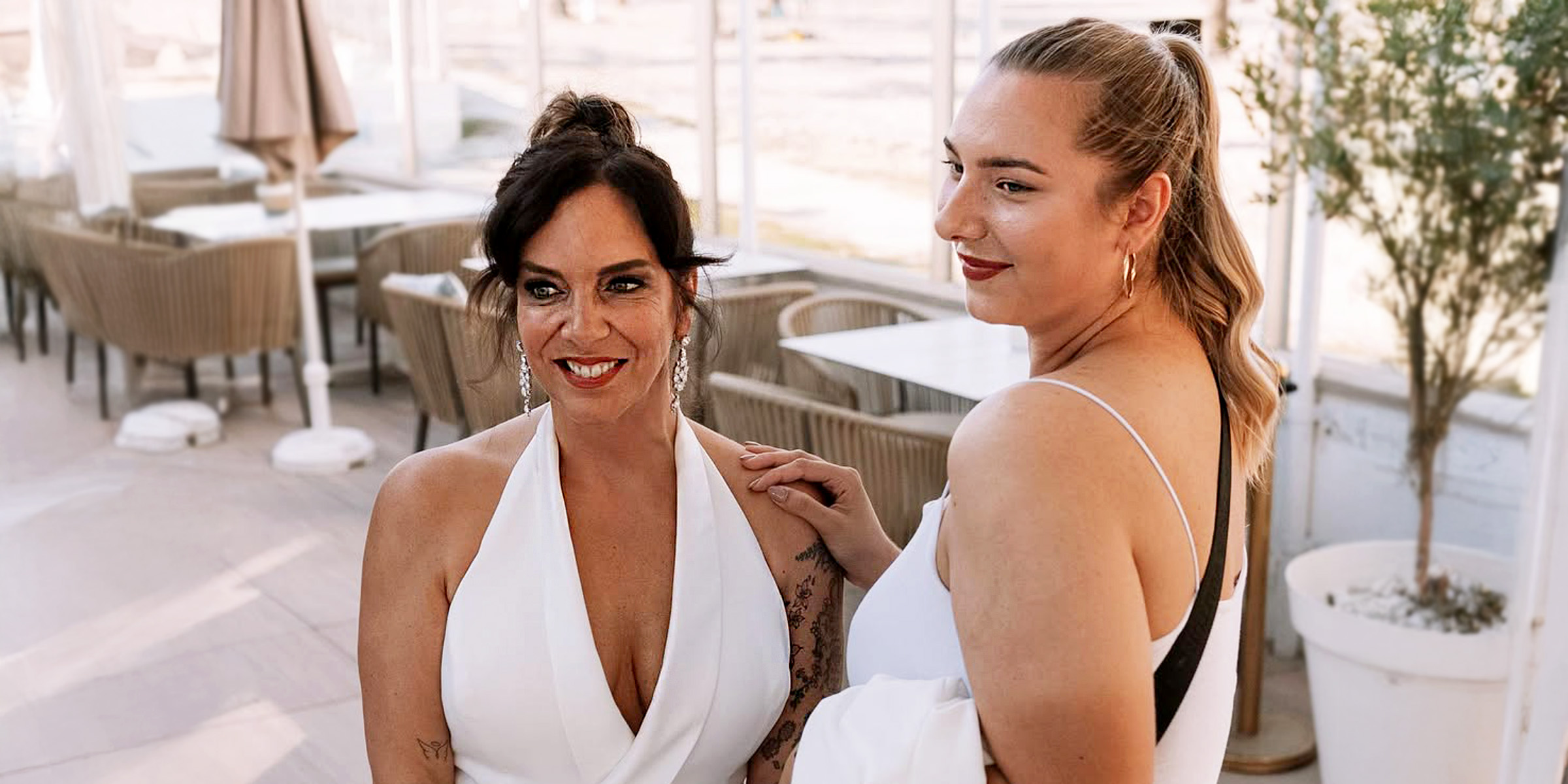 Danni Büchner und ihre Tochter Joelina | Quelle: Getty Images