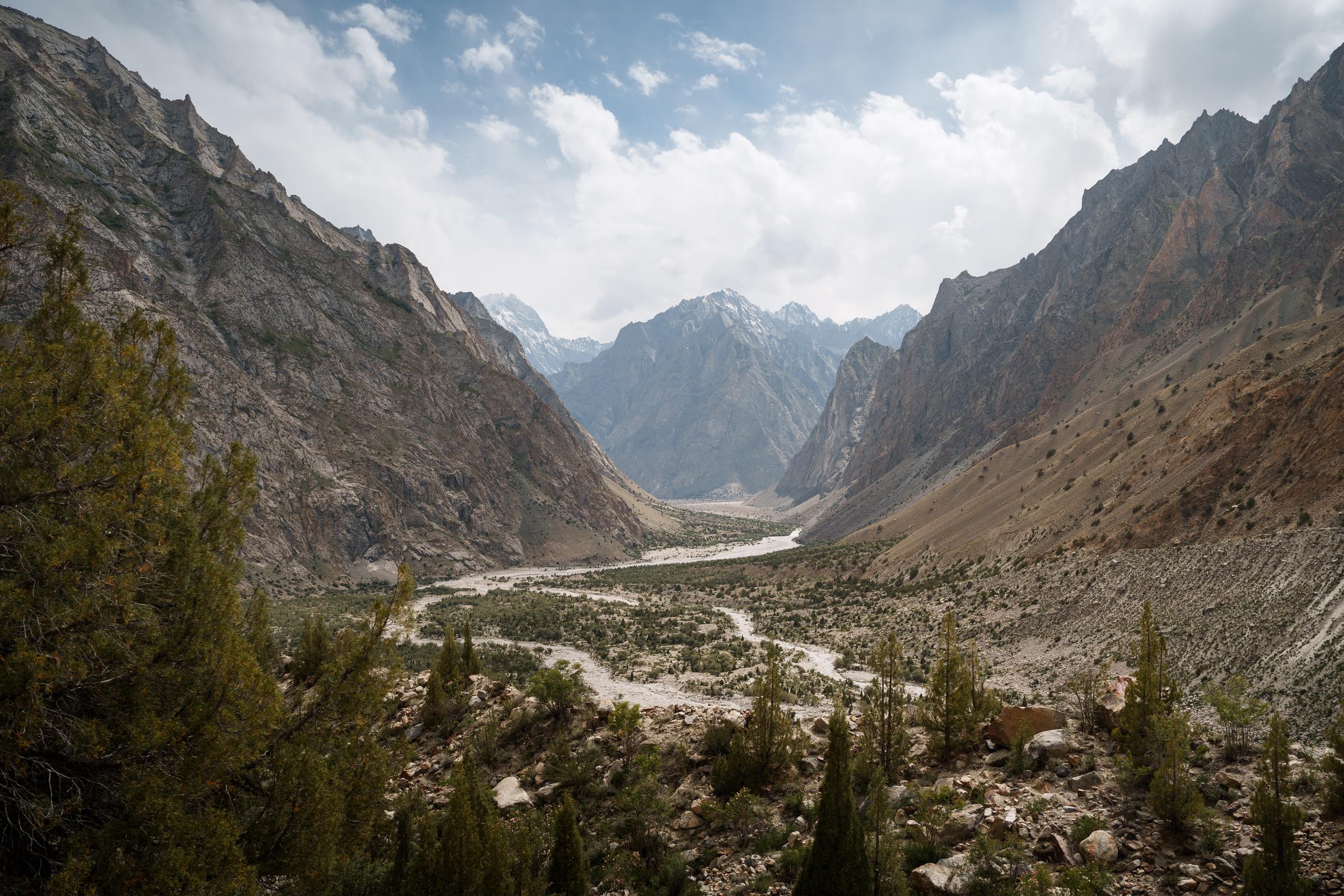 Landschaft des Hushe-Tals, das sich südlich des Laila Peak befindet | Quelle: Getty Images