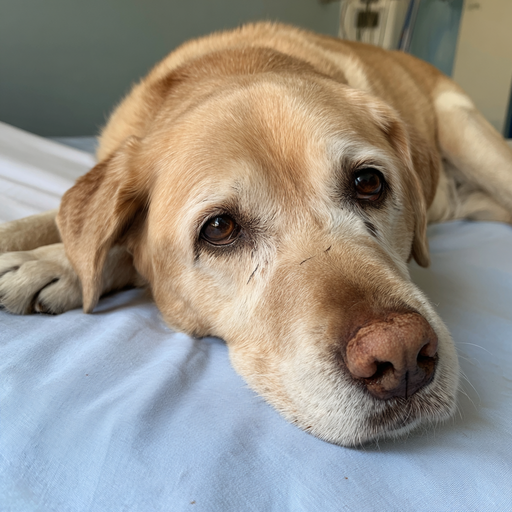 Eine Nahaufnahme eines Hundes | Quelle: Midjourney