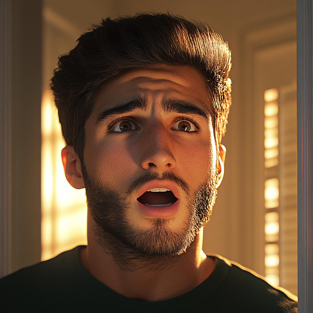 Ein schockierter Mann | Quelle: Midjourney