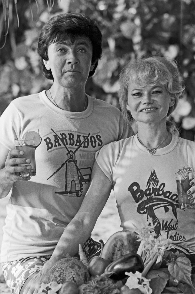 Der deutsche Schlagersänger Rex Gildo mit seiner Frau Marion, Deutschland um 1980 | Quelle: Getty Images