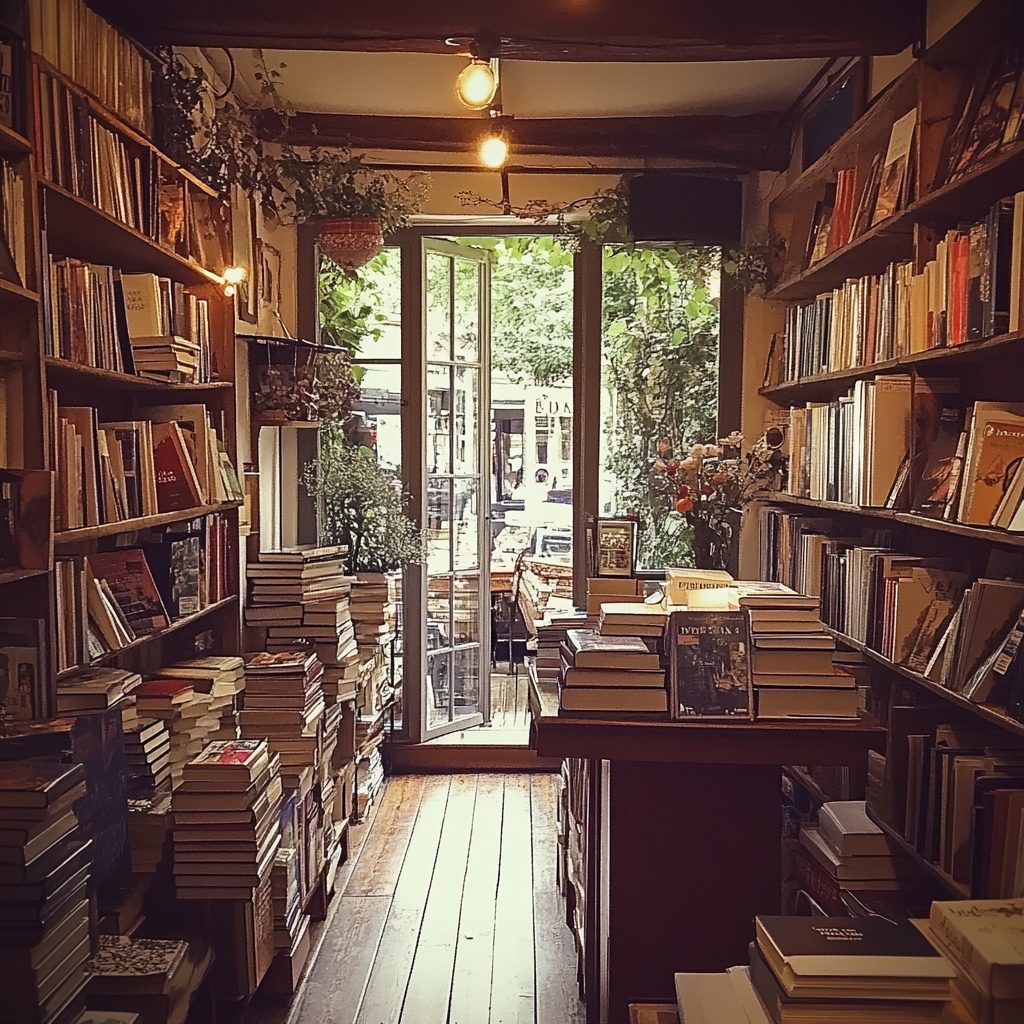 Das Innere einer Buchhandlung | Quelle: Midjourney