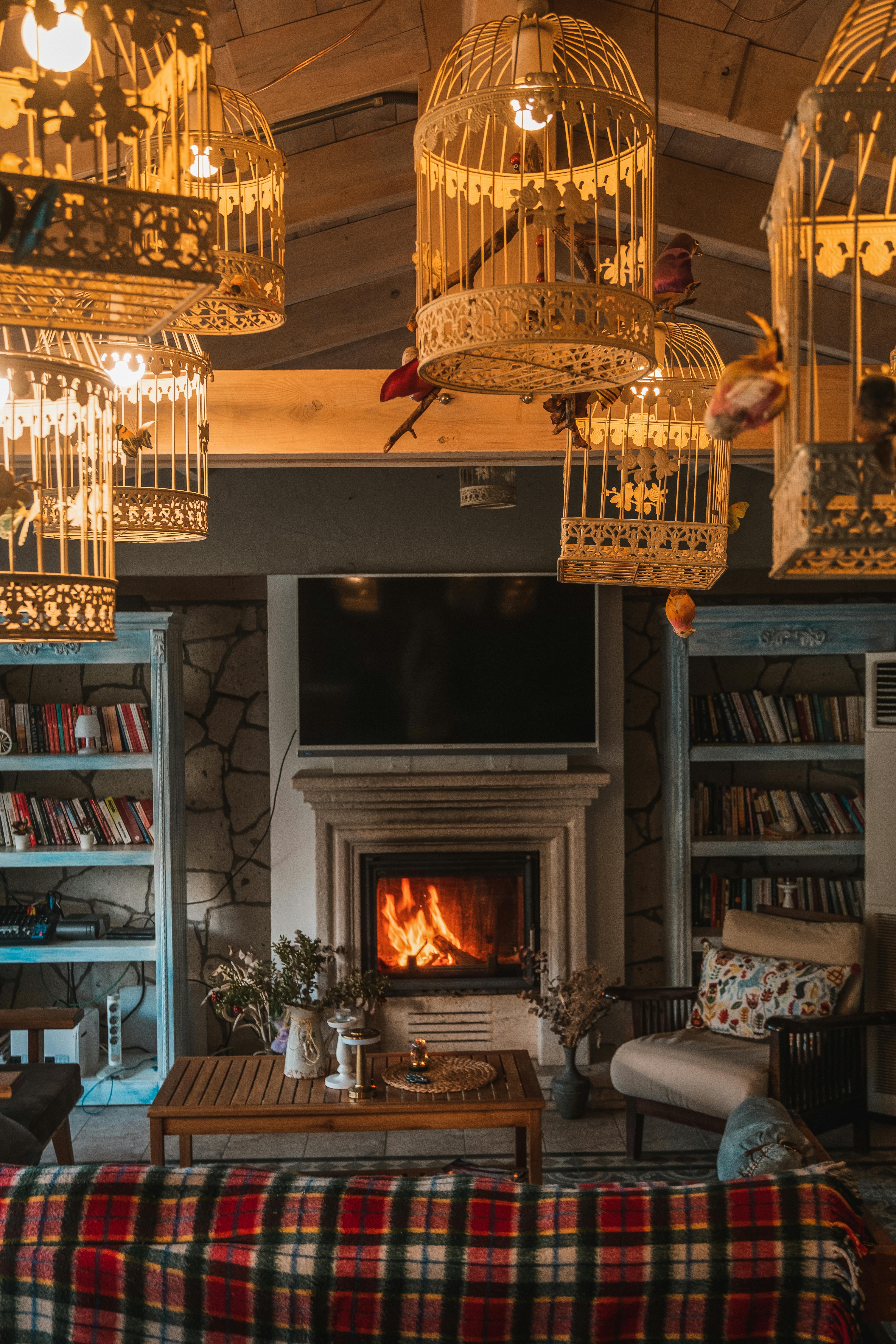 Ein Kaminfeuer | Quelle: Pexels