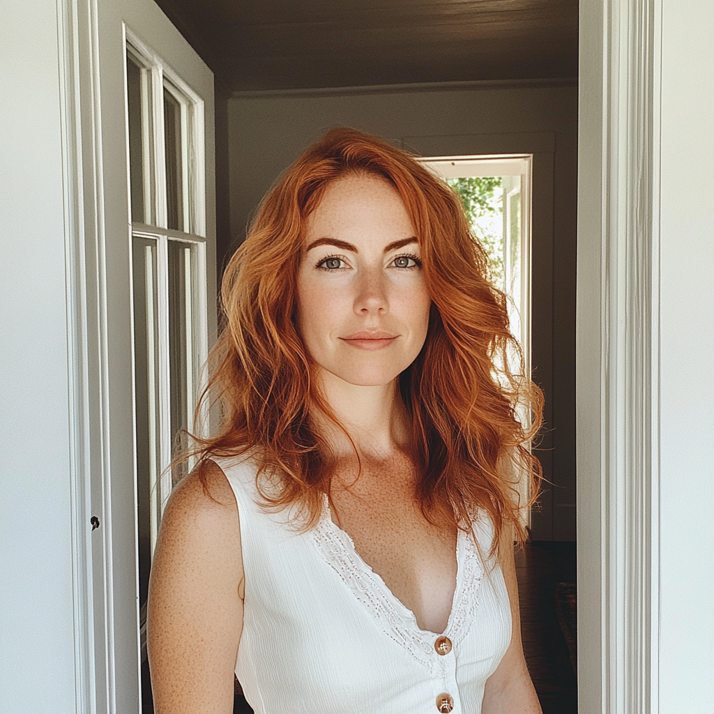 Eine lächelnde Frau | Quelle: Midjourney