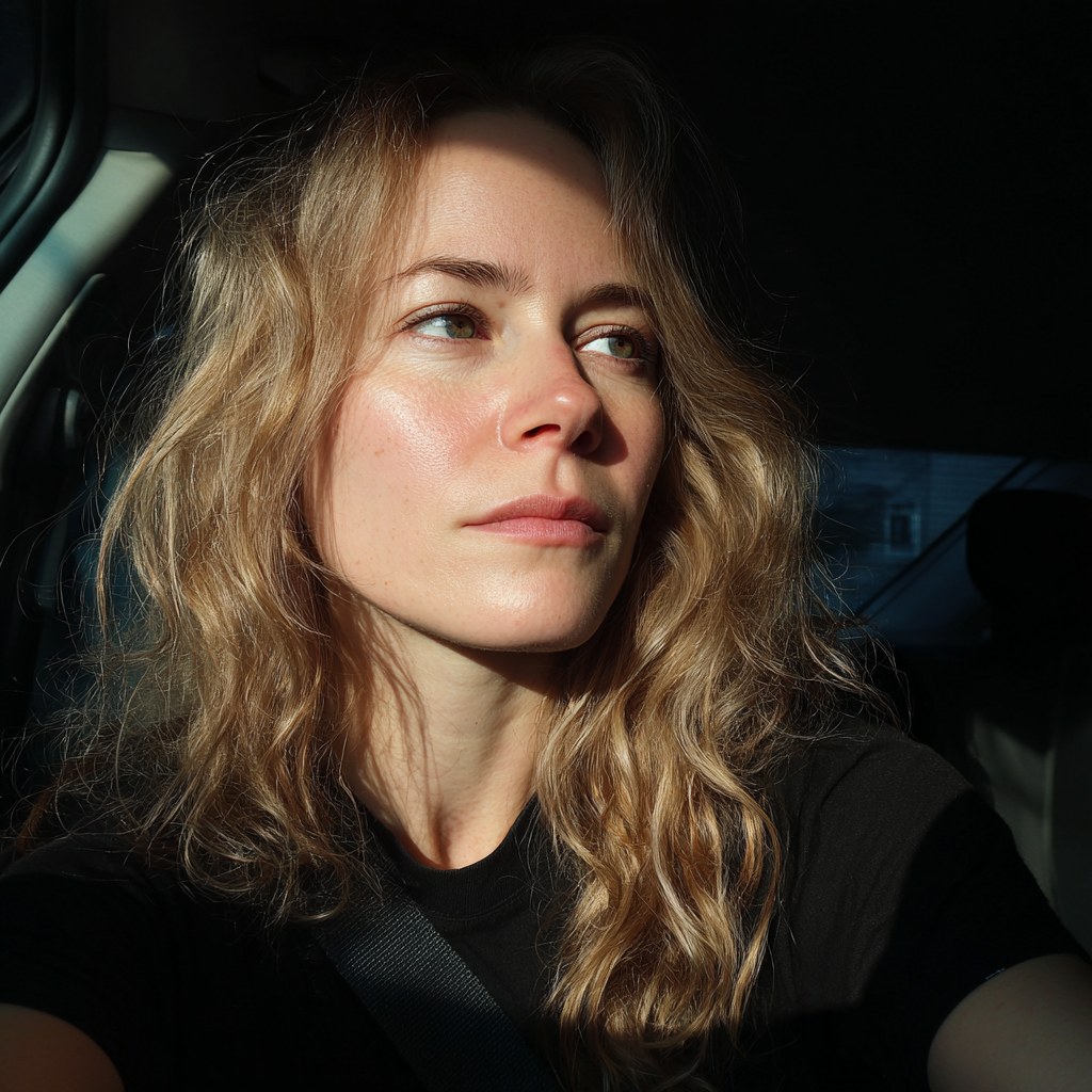 Eine Frau am Steuer eines Autos | Quelle: Midjourney