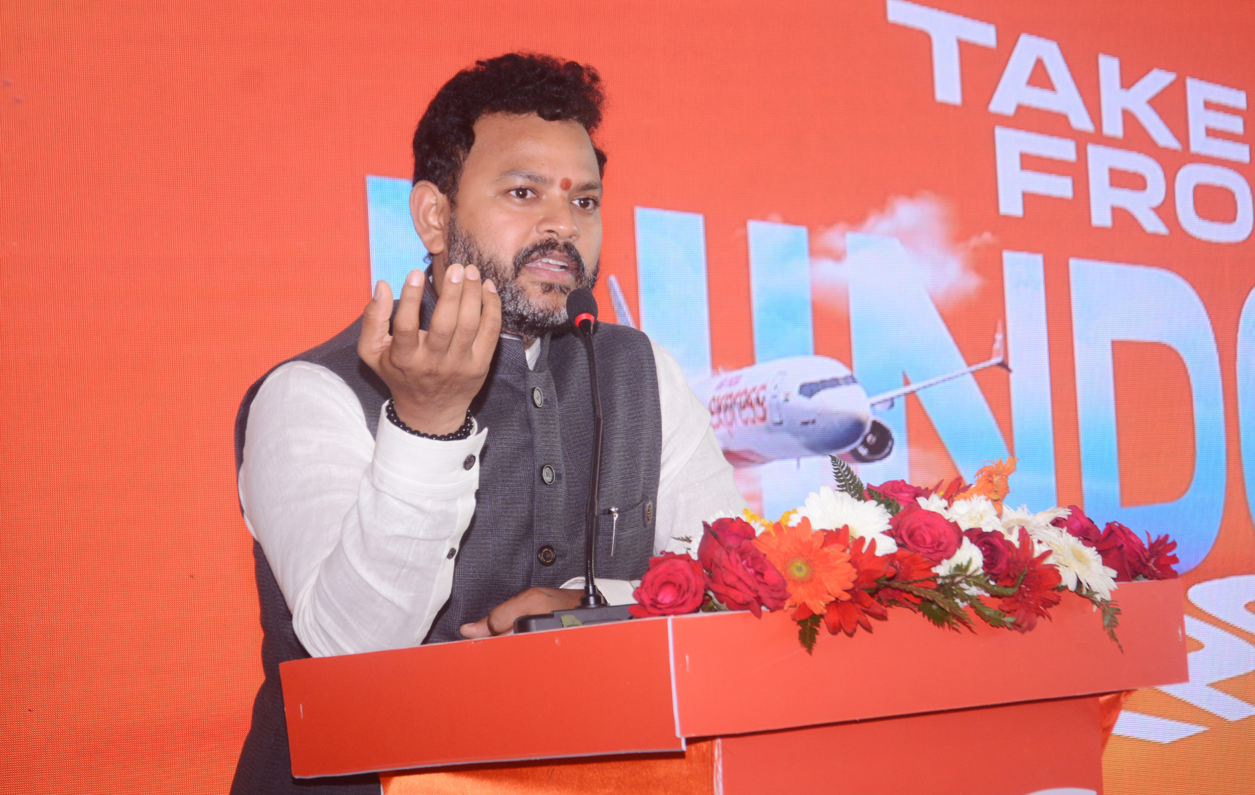 Ram Mohan Naidu Kinjarapu in Ghaziabad, Indien, am 1. März 2025 | Quelle: Getty Images