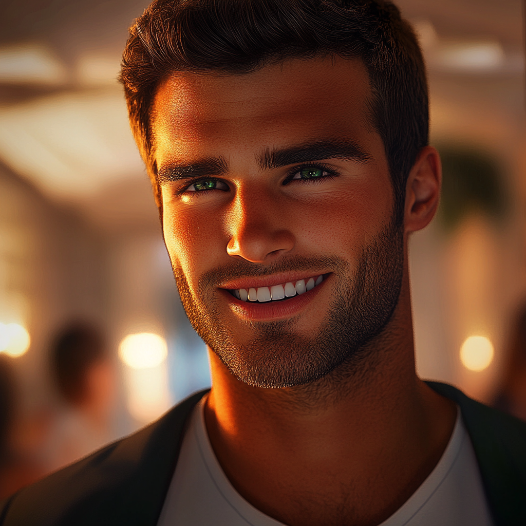 Ein lächelnder Mann | Quelle: Midjourney