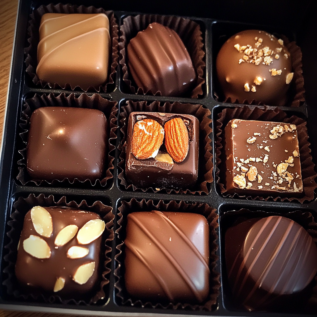 Eine Schachtel Pralinen | Quelle: Midjourney