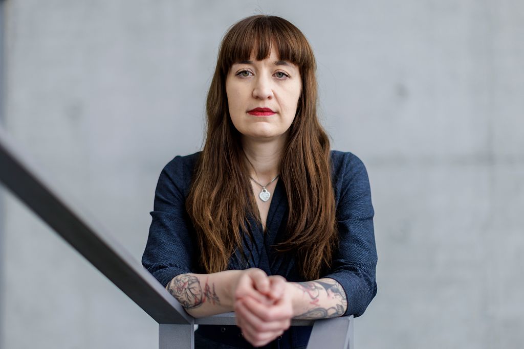 Heidi Reichinnek wird am 09. April 2025 in Berlin abgebildet | Quelle: Getty Images