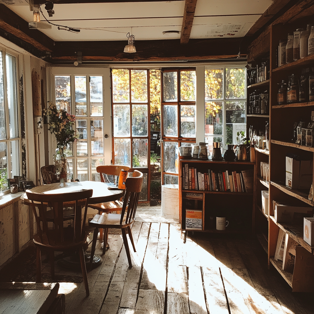 Das Innere eines Cafés | Quelle: Midjourney