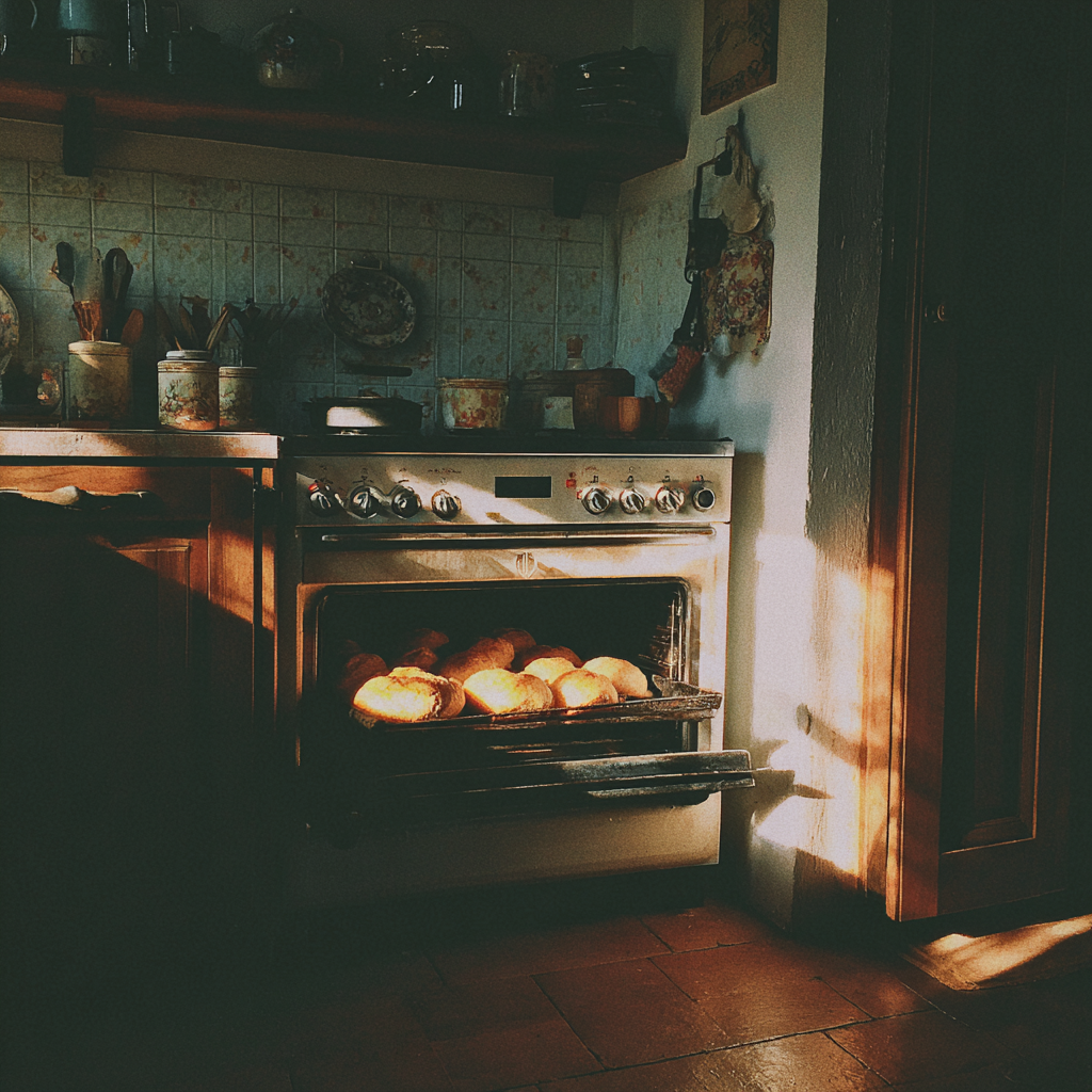 Das Innere einer gemütlichen Küche | Quelle: Midjourney