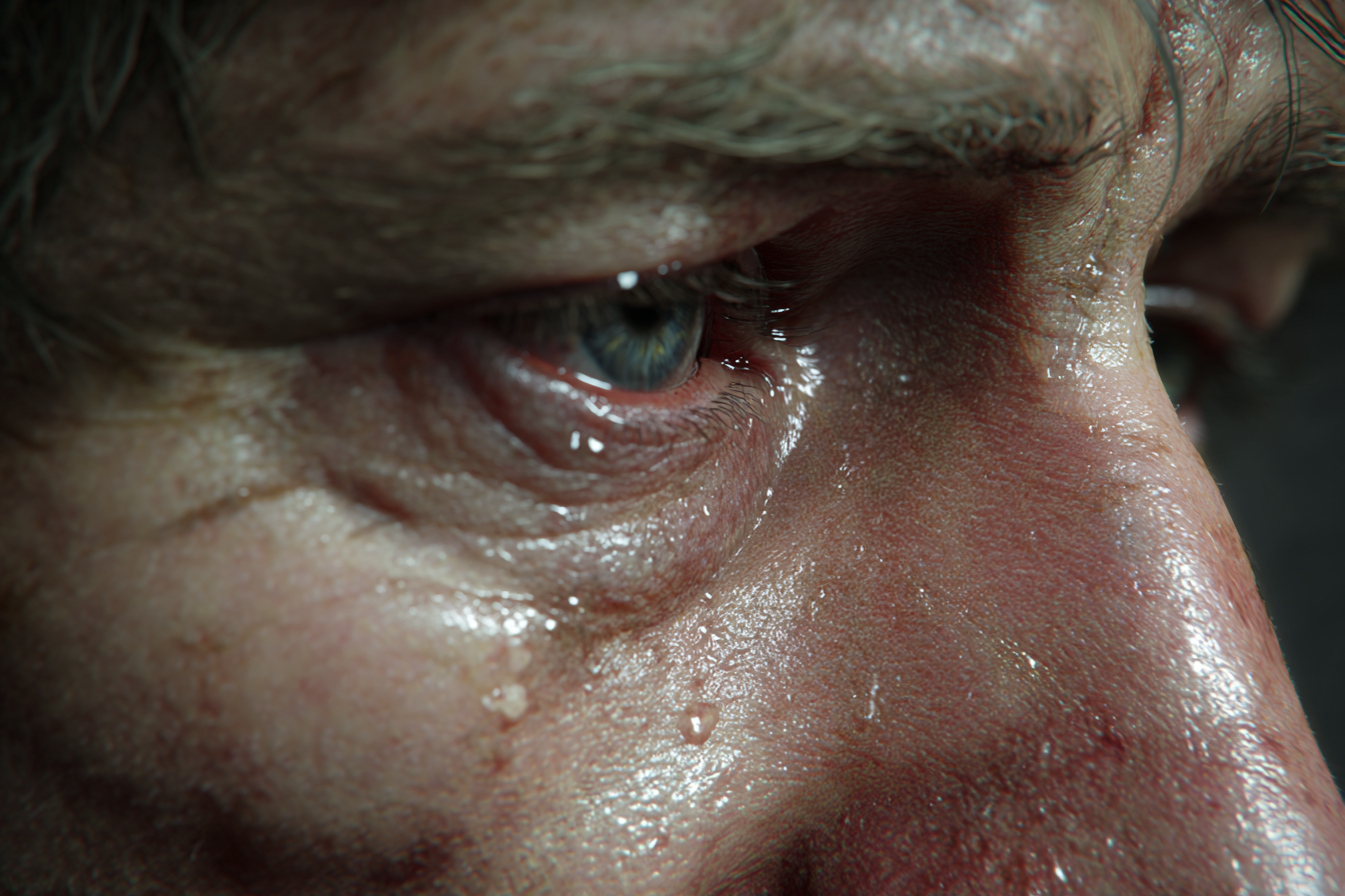 Ein weinender Mann | Quelle: Midjourney