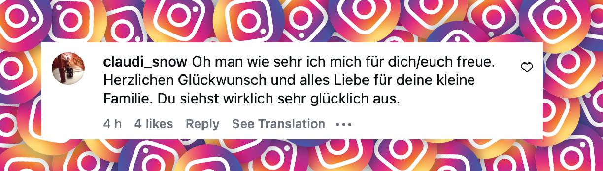 Fans kommentieren Jeanettes Neuigkeiten bei Instagram | Quelle:instagram.com/p/DVxm4eEjWQW/