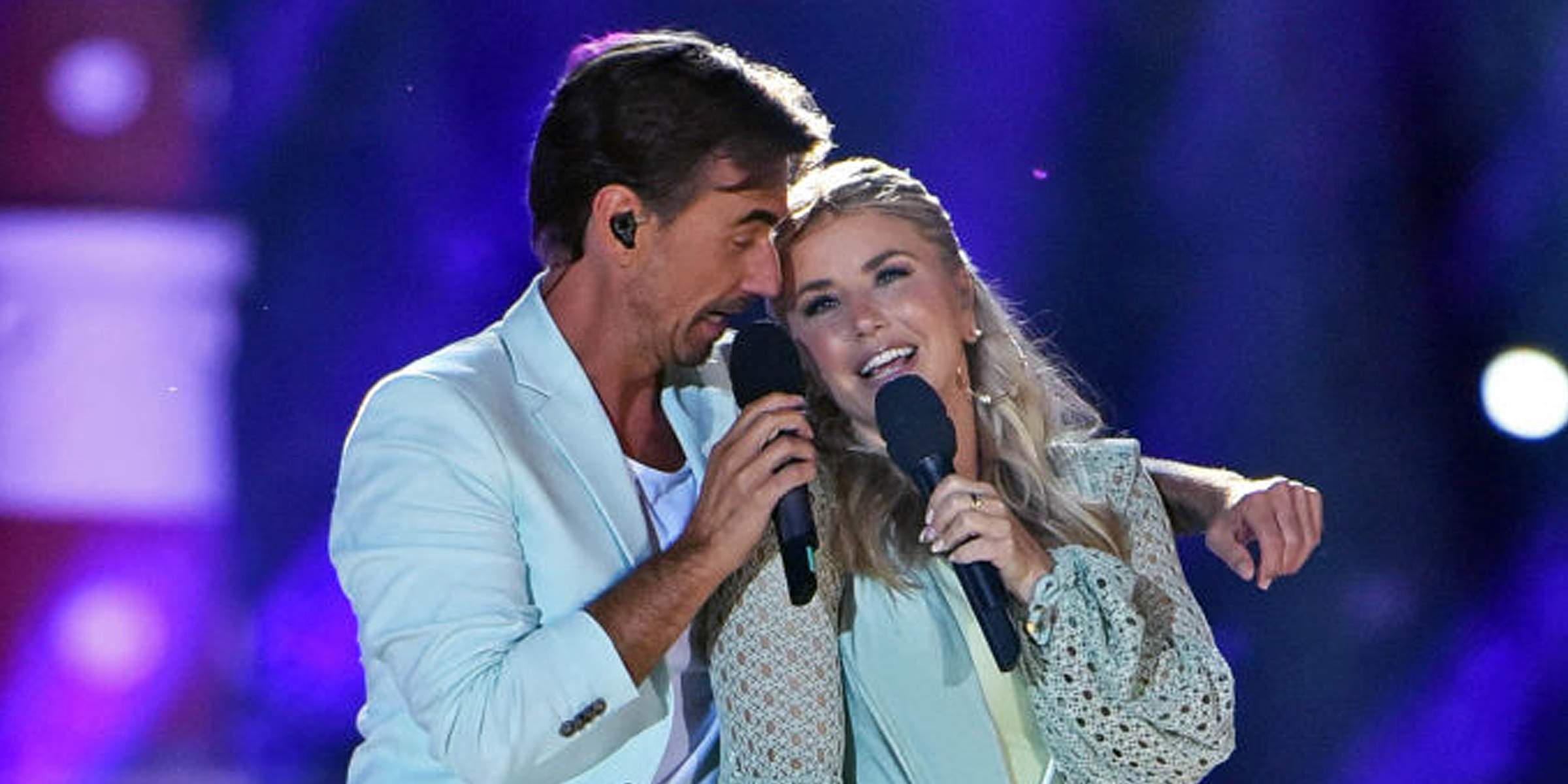Florian Silbereisen und Beatrice Egli | Quelle: Getty Images