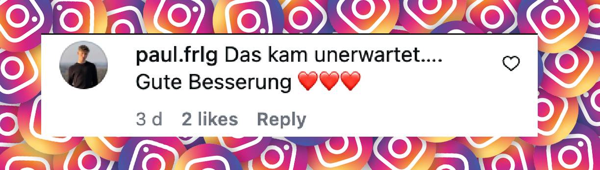 Fans reagieren auf die Neuigkeiten | Quelle: instagram.com//p/DaA1AF_twtc/