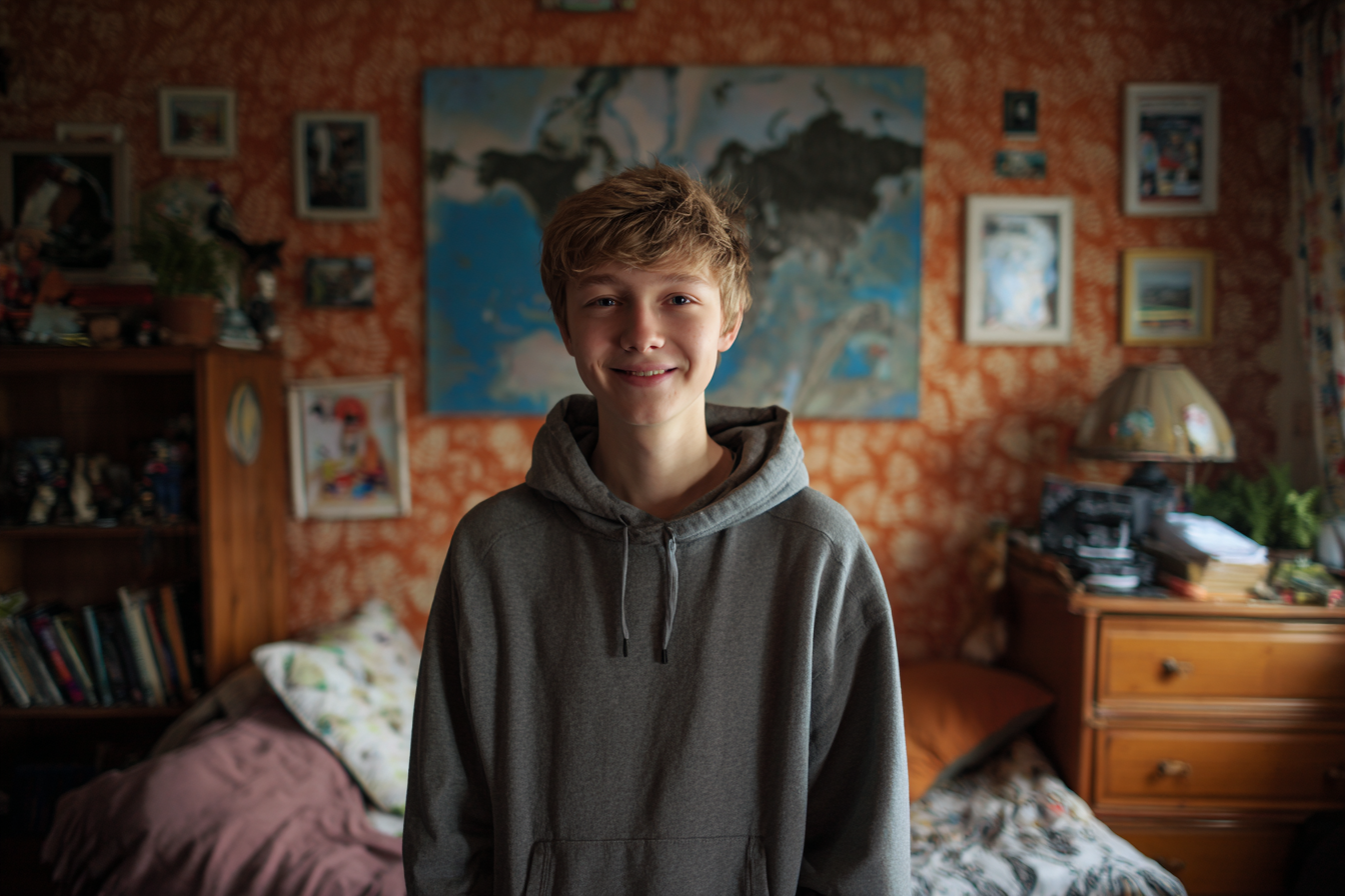 Ein lächelnder Jugendlicher | Quelle: Midjourney