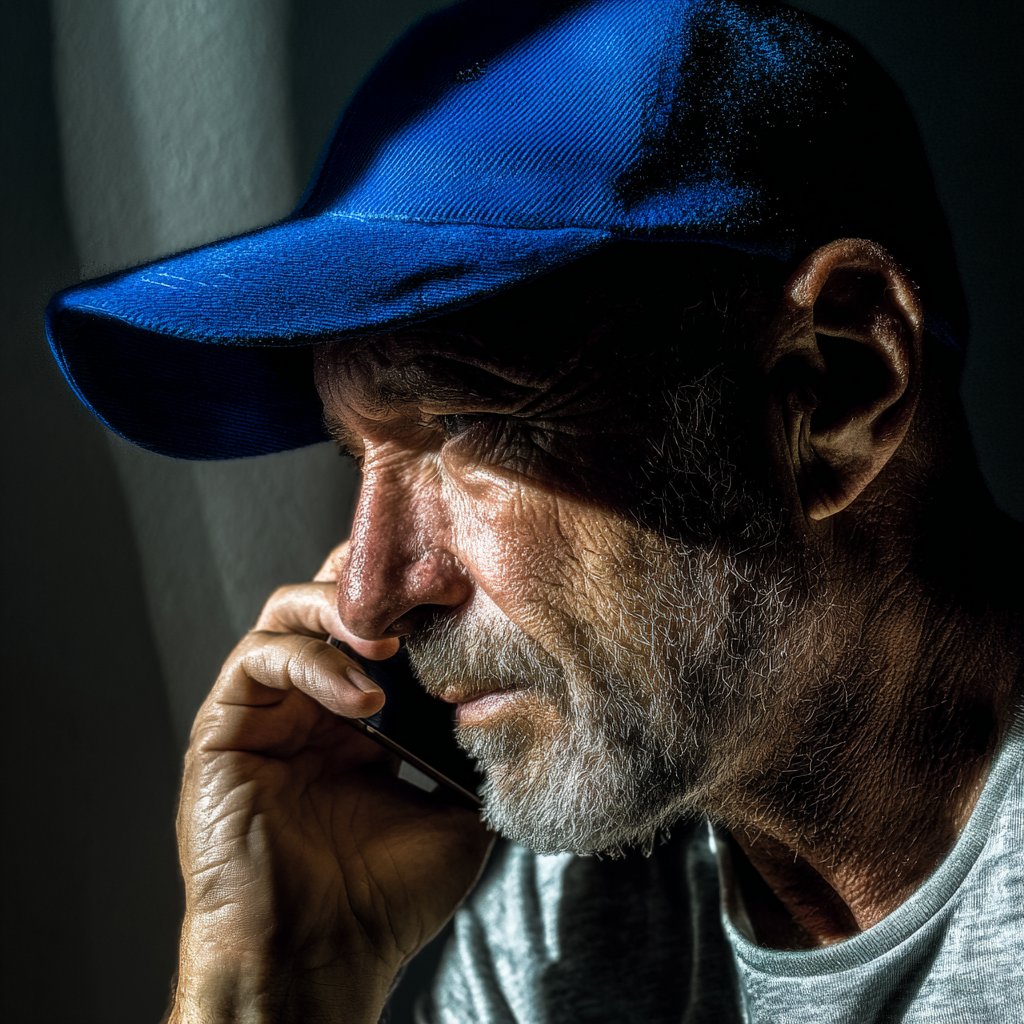 Ein Mann mit einer blauen Mütze | Quelle: Midjourney