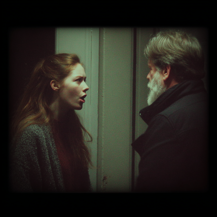 Eine Frau und ein Mann unterhalten sich wütend | Quelle: Midjourney