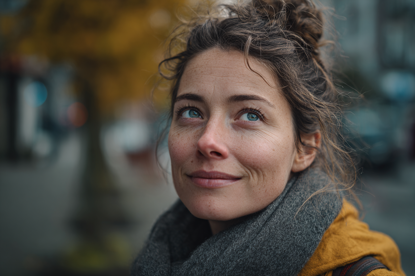 Eine lächelnde Frau | Quelle: Midjourney