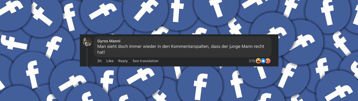Positiver Kommentar zu Levi Pennells Aussage | Quelle: Facebook/Bild