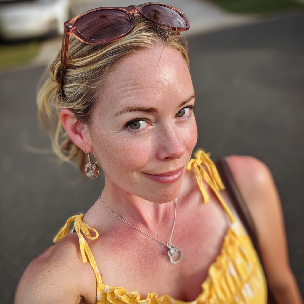 Eine selbstgefällige Frau in einem gelben Sommerkleid | Quelle: Midjourney