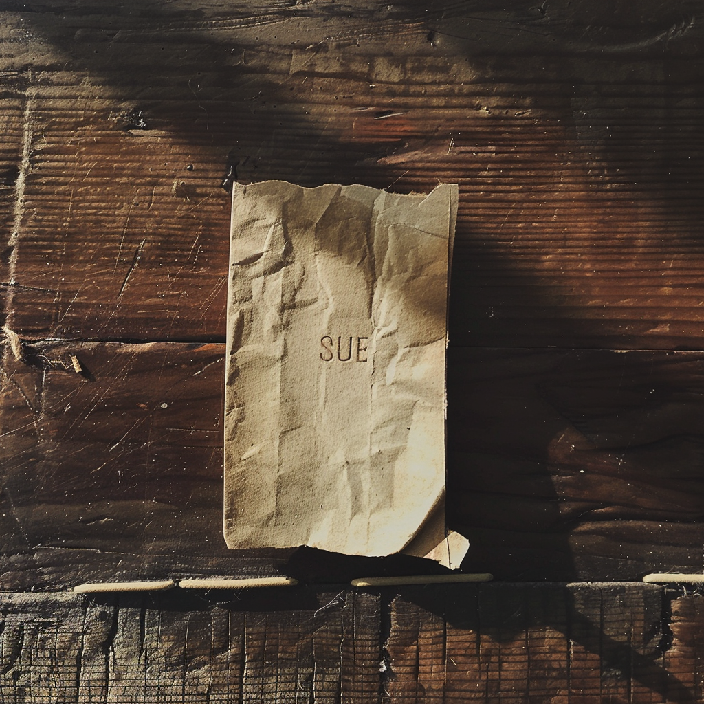 Ein gefaltetes Stück Papier | Quelle: Midjourney