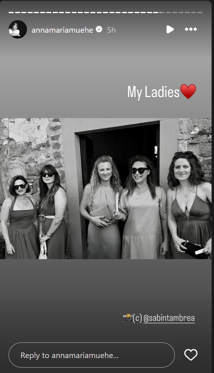 Screenshots der Stories der Schauspielerin | Quelle: Instagram/annamariamuehe