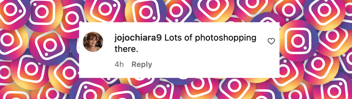 Der Kommentar eines Nutzers zu Elizabeth Hurleys 60. Geburtstagsfoto, gepostet am 10. Juni 2025 | Quelle: Instagram.com/hellocanadamag