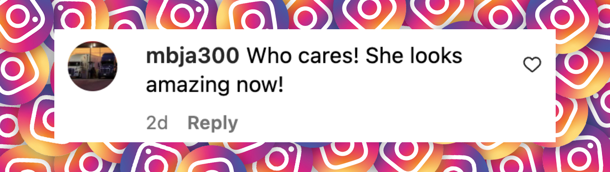 Der Kommentar eines Netizens in einem Beitrag vom 20. Juni 2025. Quelle: Instagram/dailymail