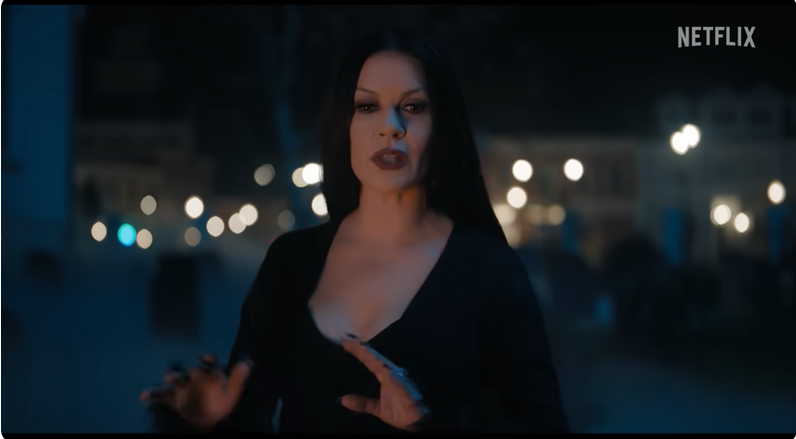 Catherine Zeta-Jones über die erste Staffel von „Wednesday“, from a post dated August 17, 2022 | Source: Youtube/netflix