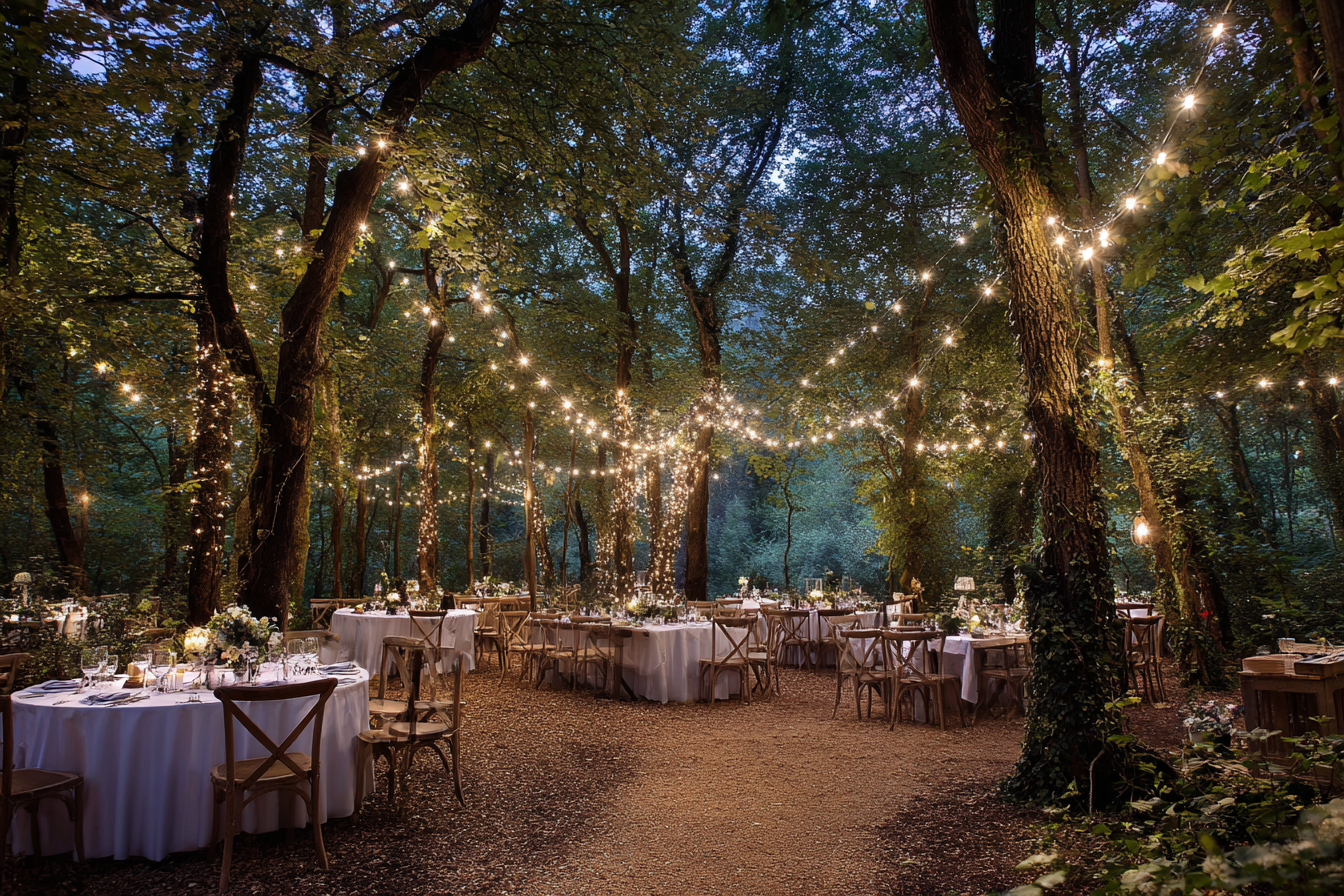 Party-Arrangements in den Wäldern | Quelle: Midjourney