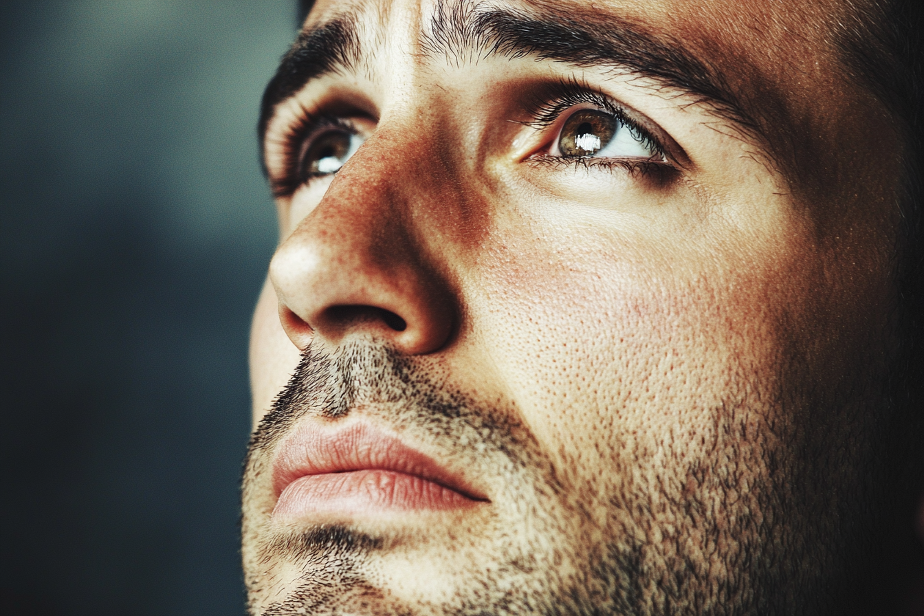 Ein emotionaler Mann | Quelle: Midjourney