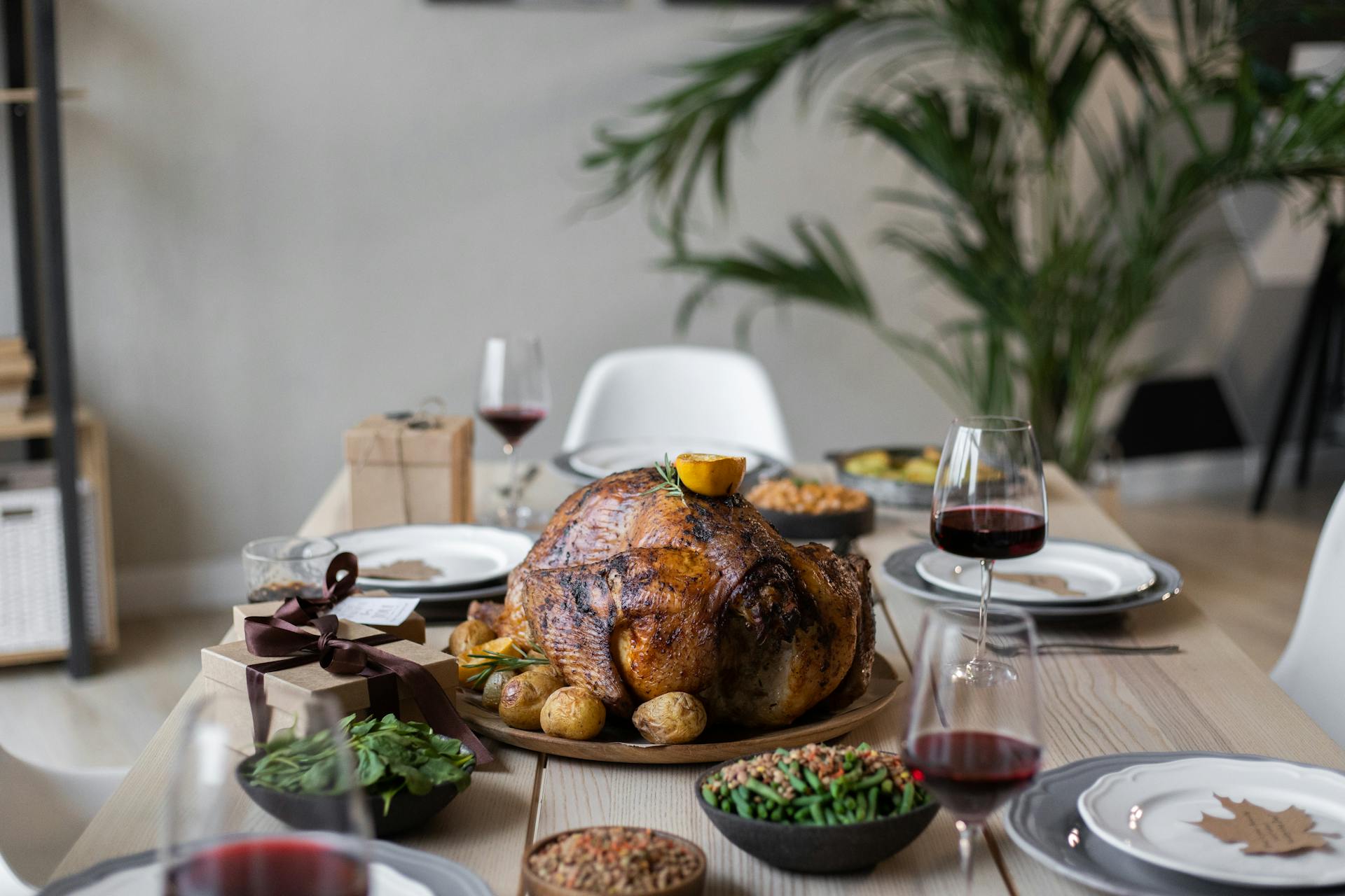 Das Thanksgiving-Essen steht auf dem Tisch | Quelle: Pexels