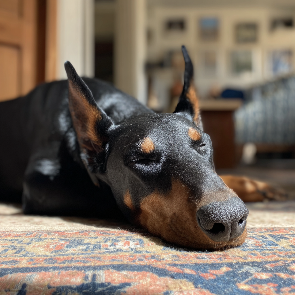 Ein schlafender Hund | Quelle: Midjourney