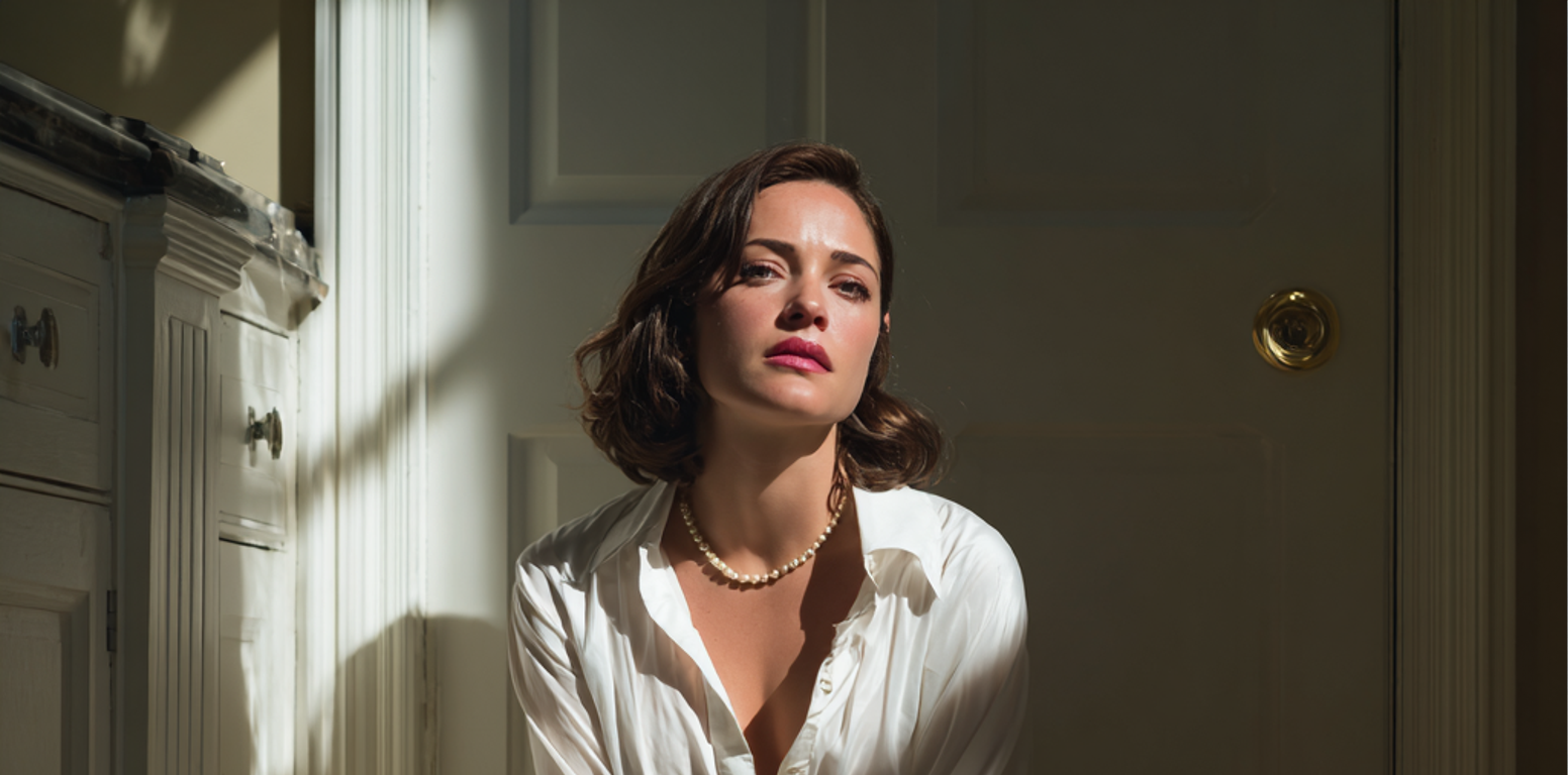 Eine aufgebrachte Frau | Quelle: Midjourney