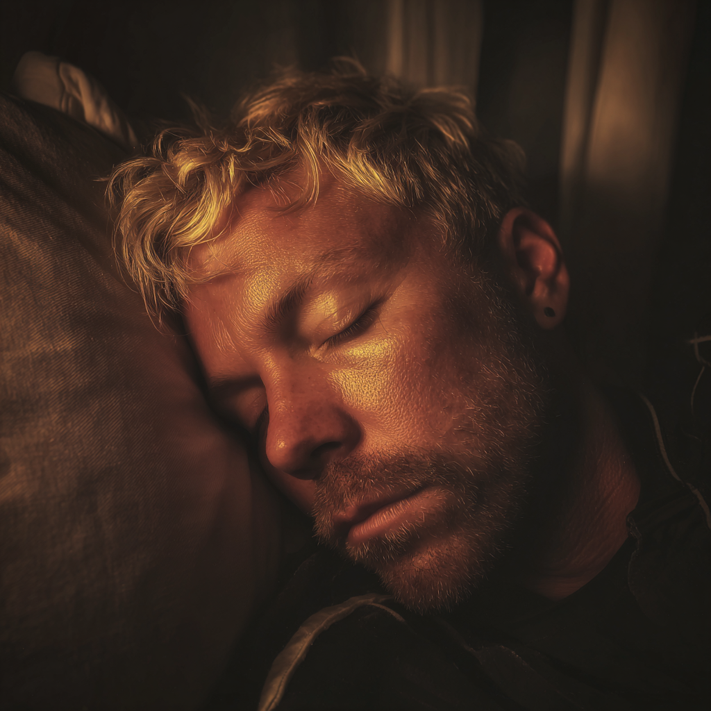 Ein schlafender Mann | Quelle: Midjourney