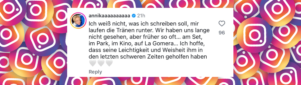Annika Ernst, Instagram-Kommentar | Quelle: https://www.instagram.com/p/DZKgbH8ASFb/