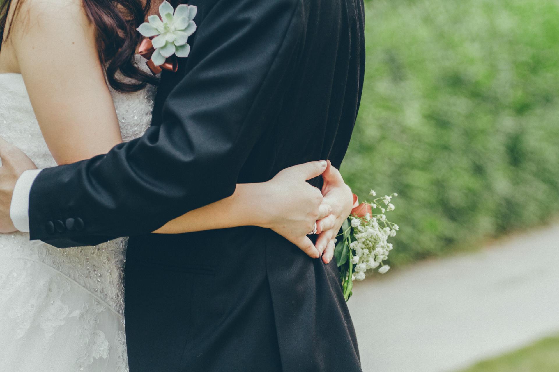 Ein Paar an seinem Hochzeitstag | Quelle: Pexels