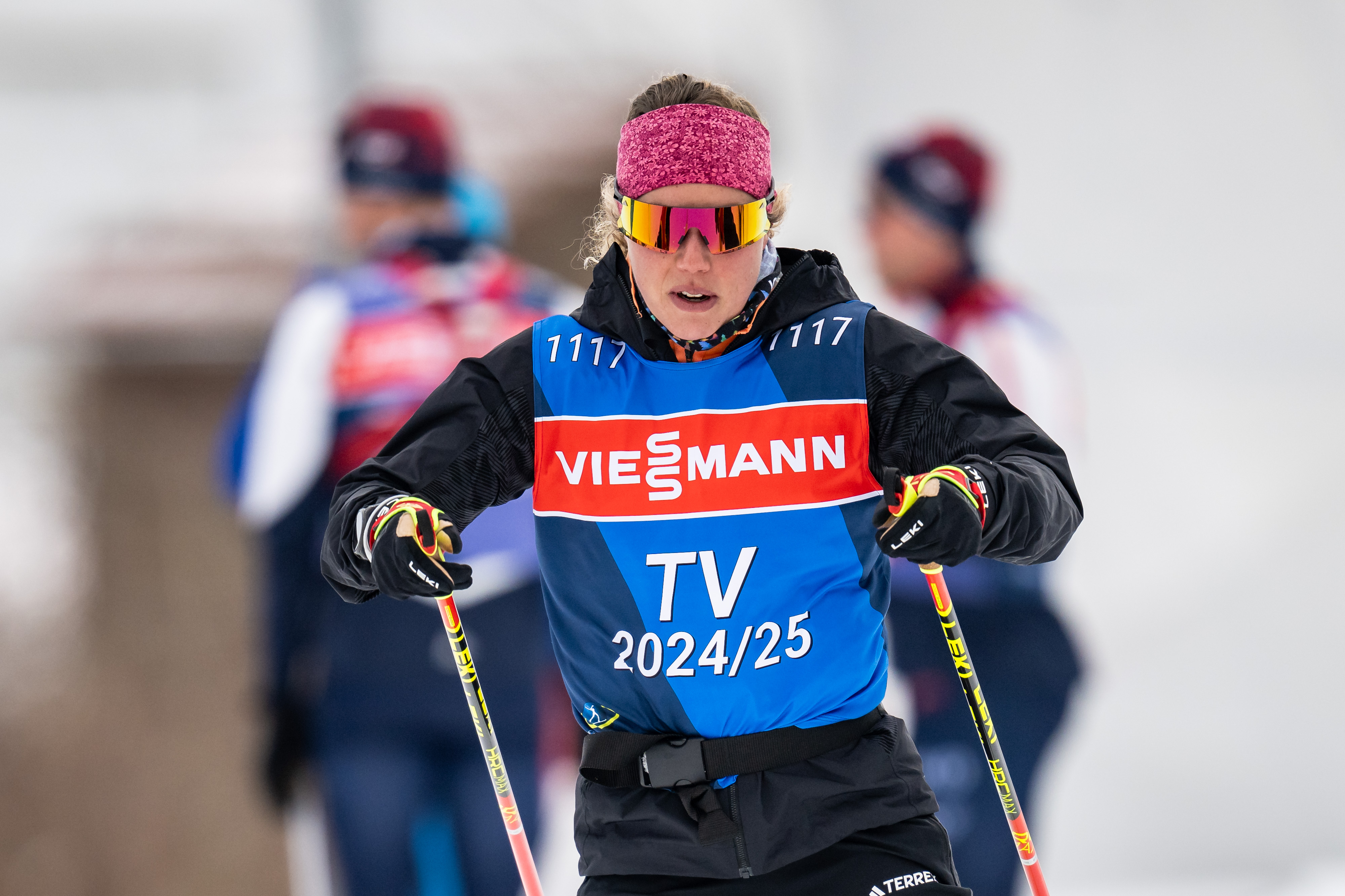 Laura Dahlmeier in Oberhof am 8. Januar 2025 | Quelle: Getty Images