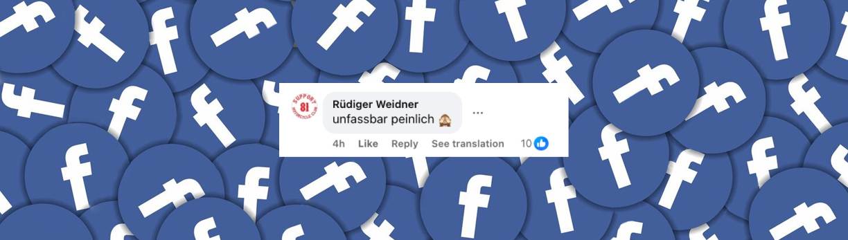 Nutzer kommentiert den peinlichen Zwischenfall | Quelle: Facebook/RTL Aktuell